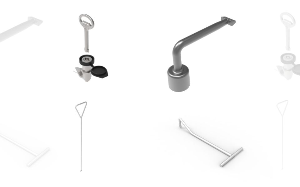 Locking options for access covers
