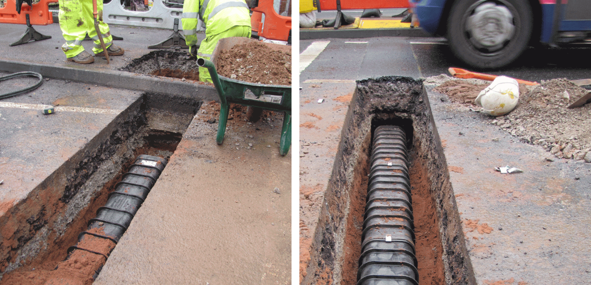 2. Faster under-road crossings for traffic infrastructure