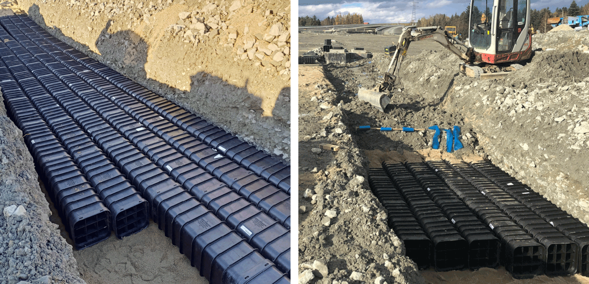 6. Power cable protection for a new Polish highway
