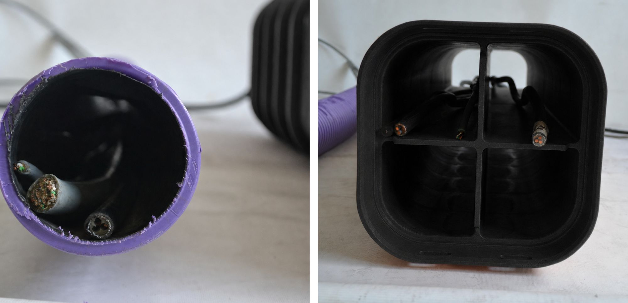 Traditional ducting vs MULTIduct