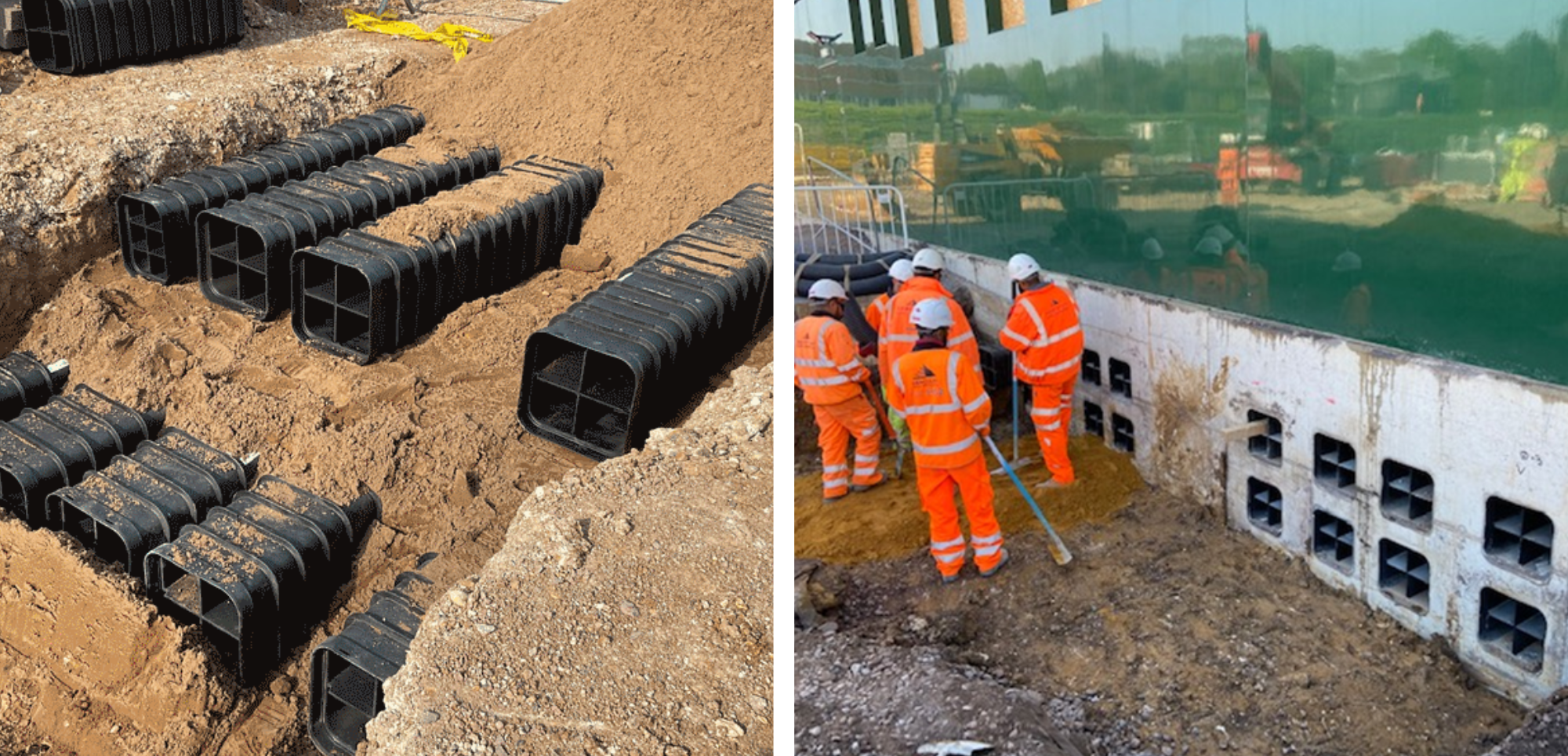 5. Managed and organised utility lines for water infrastructure