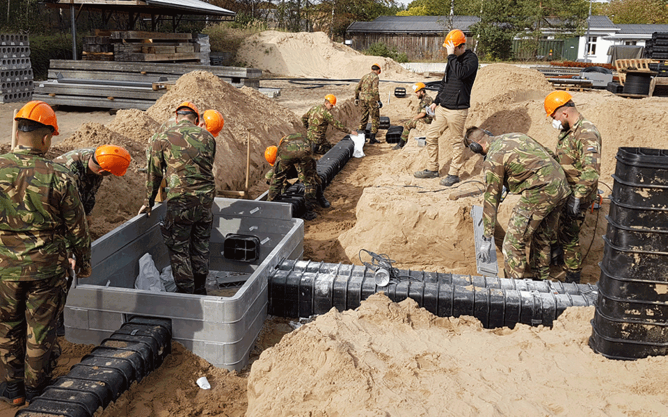 Dutch Semi-Permanent Military Base Installation